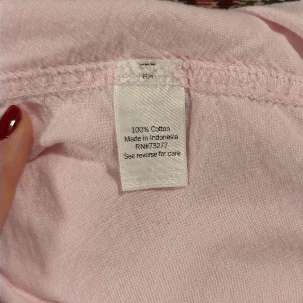 Croft & Barrow Light Pink Button-Up Shirt - Picture 5 of 8